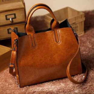 Dress Yourself As A Mom And We’ll Reveal Your Mom Aesthetic (20) (1) Leather tote