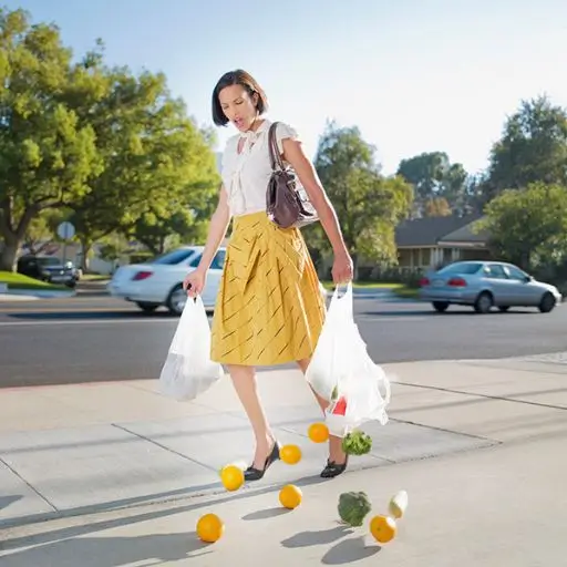 How Cold-Hearted Are You (4) drop their grocery bags