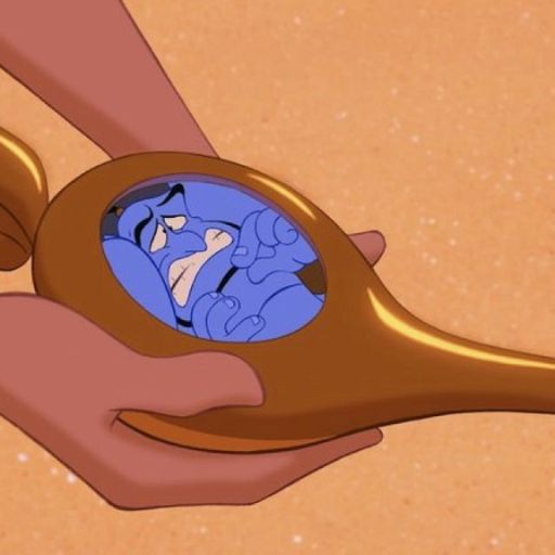 What % Evil Are You Take This Dark Personality Quiz to Find Out! (4) magic lamp with a genie inside