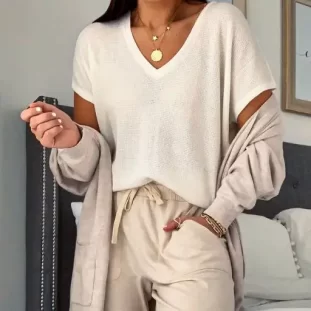 Cozy loungewear outfit